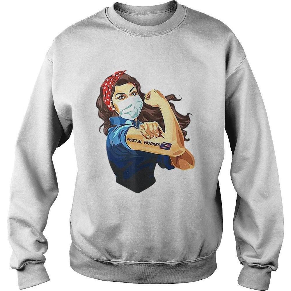 Nice Strong Girl Tattoos Postal Worker Usps Sweatshirt